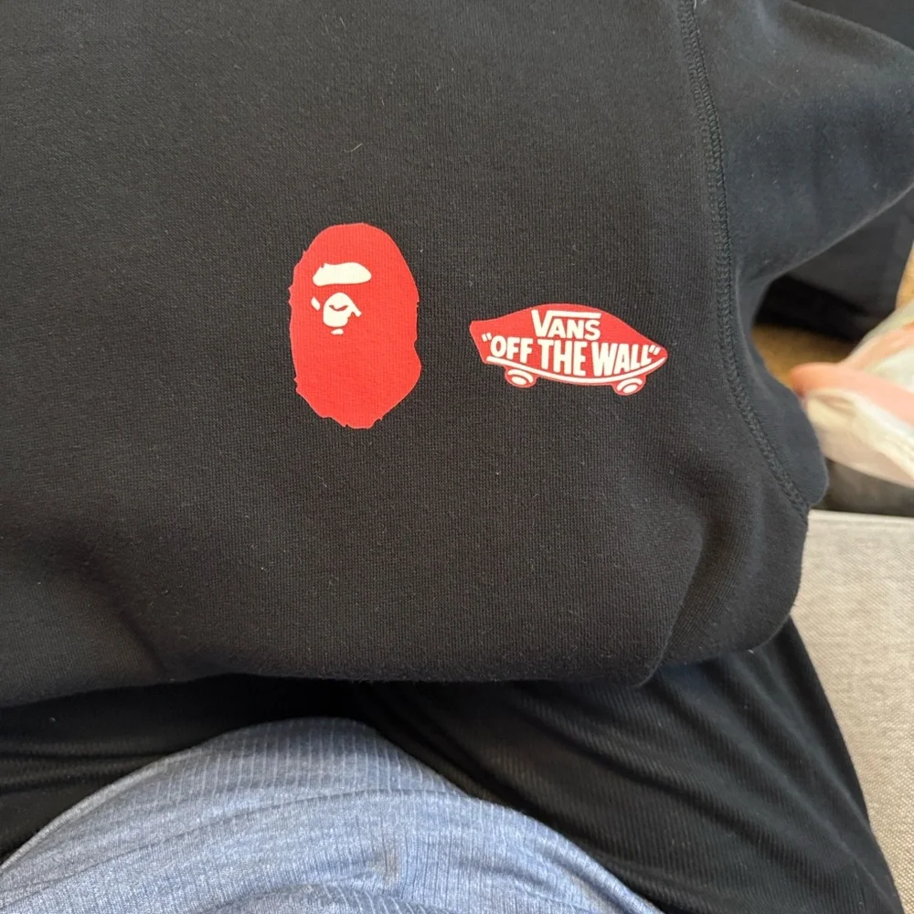 Vans/Bape Black Hoodie - Picture 5 of 6